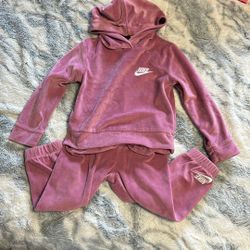 2T 2 Piece NIKE VELVET JUMP SUIT