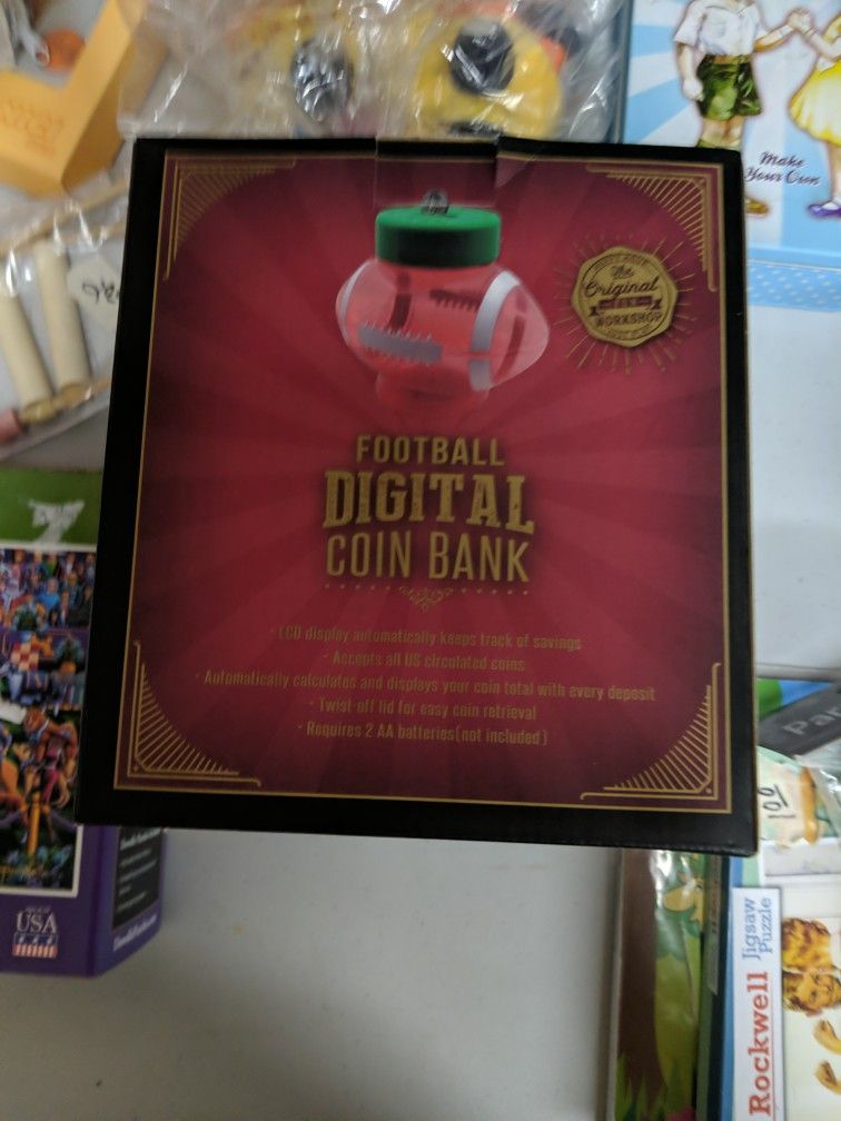 Digital Football Coin Bank
