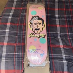 Autographed Johnny O Skateboard Deck