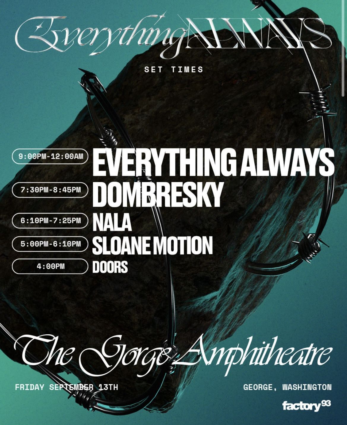 Everything Always Tickets
