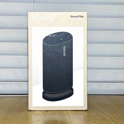 Sonos “PLAY” Black PORTABLE major new product JUST released With A Class H Amplifier See Explanation In The Description Below Toward The End