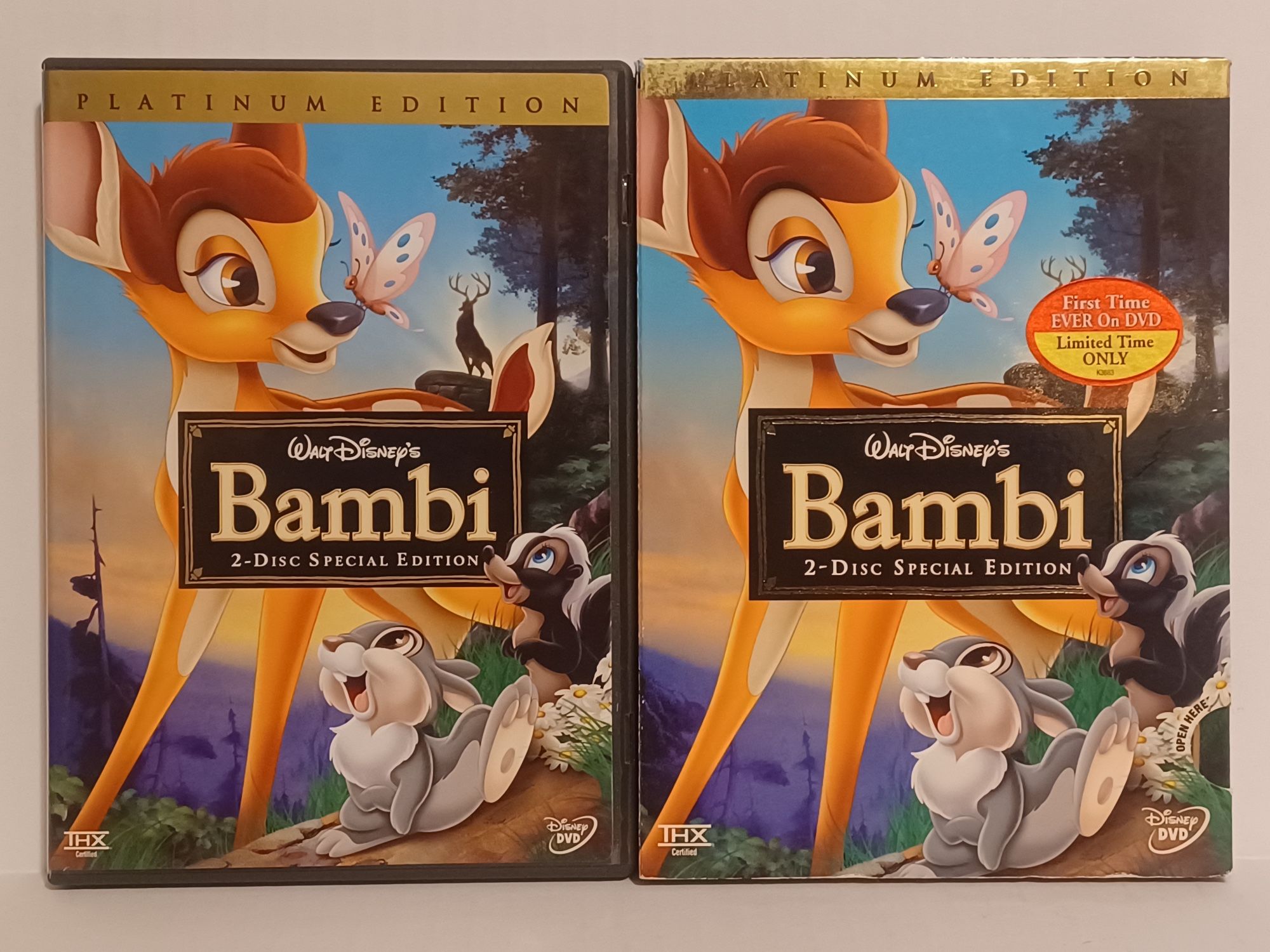 Bambi Disney DVD 2005 2-Disc Special Platinum Edition + Slipcover