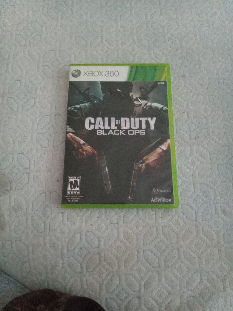 Call Of Duty  Black Ops  For Xbox 360