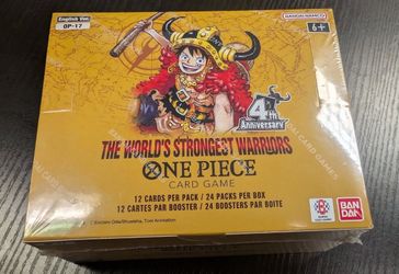 ONE PIECE The World's Strongest Warriors Booster Box Factory Sealed -