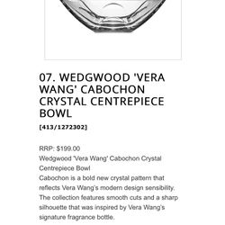 Vera Wang Wedge wood Bowl