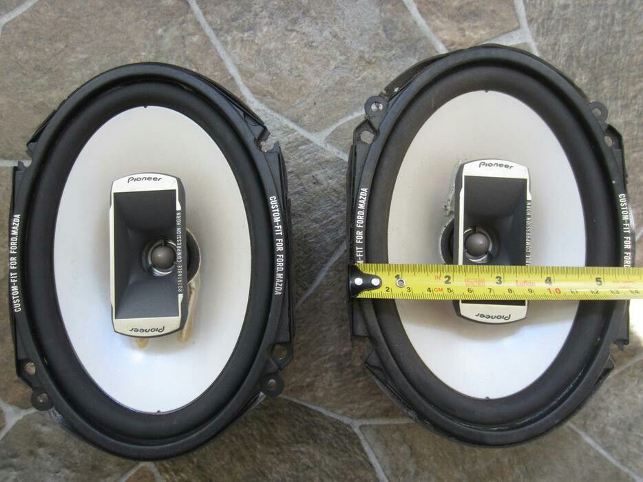 pioneer ts-a6895 6x8 speakers 200 watts compression horn 4 ohm Ford and Mazda. Spring tx only