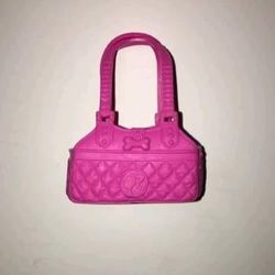 Purse Only Mattel Barbie Doll Pet Purse/Carries-Dog/puppy/animal In Pink 