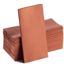 Disposable Orange Napkins 