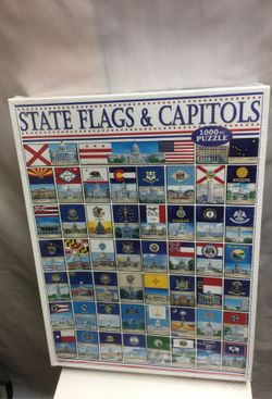 State Flags & capitals 1000 pc Puzzle 🧩
