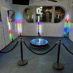 360 Photo Booth Glass Platform And Travel Case