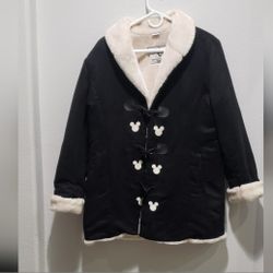 Disney's Mickey Mouse thick fleece coat women's medium NEW