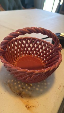 Small ceramic basket