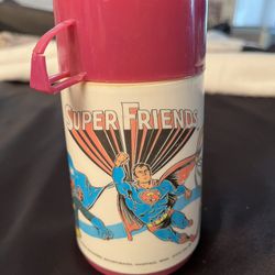 Vintage 1976 DC Comics Super Friends Aladdin Thermos