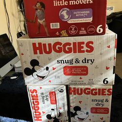 Huggies Diapers Size 6