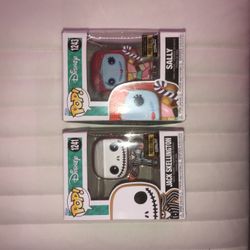 Nightmare Before Christmas Pops Sally And Jack Skellington
