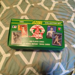 Score 1991 Baseball Cards 