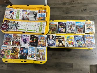 PLEASE READ Over 40 Wii Games (SOLD SEPARATELY NOT FREE) Or BUNDLED With Console Purchase!