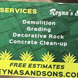 Need 1/4 Minus,motor Sand,concrete Clean Ups ETC.