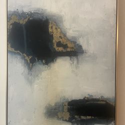 Wall Art -navy and gold 