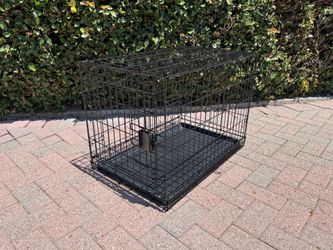 Dog crate: 30” L x 19” W x 21” H