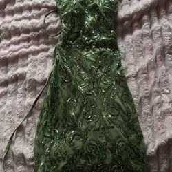 green windsor sequin dress
