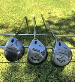 Callaway Big Bertha Driver + 3 Wood + 7 Wood Set | Original Matching Woods | Ready to Play