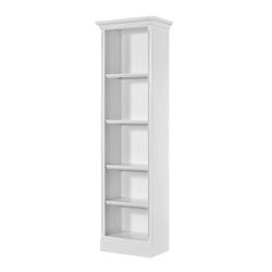 Set of 2 White Bookcases