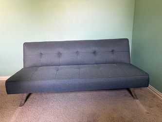 Sarita Tufted Dark Gray Sleeper Sofa – Like New / Rarely Used