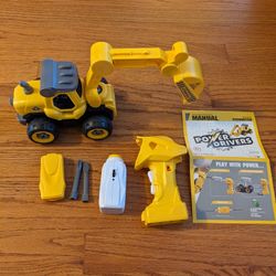 Power Drivers Remote Control Toy Excavator
