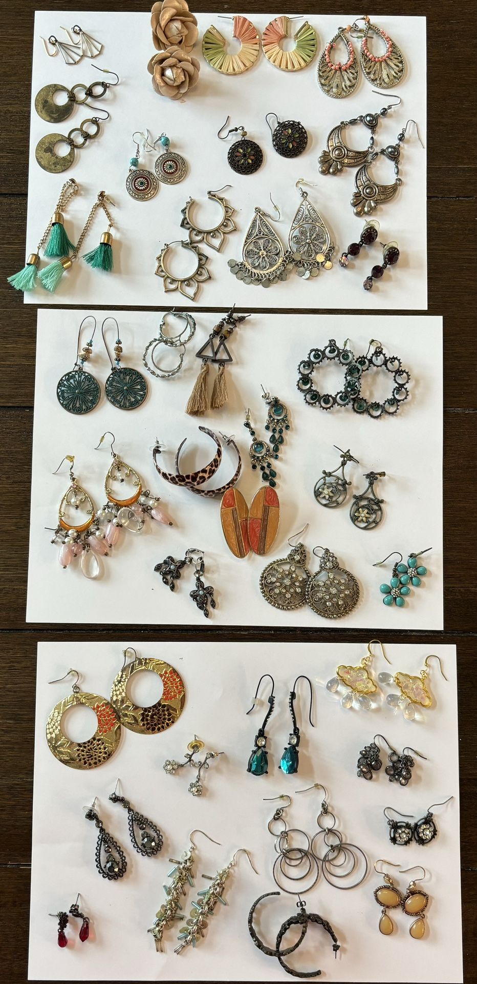 Costume Jewelry Lot with; earrings, bracelets, and rings.,New Products : American Fashion Style Bags On Sale