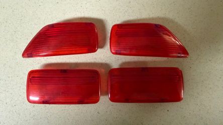90-93 Accord SUPER RARE OEM JDM EDM Black Door Courtesy Lights W/ RED EURO LENS