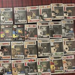 Lot Of Funko Pops 