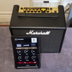 MARSHALL CODE 25 MODELING
GUITAR COMBO AMPLIFIER 25 WATTS, 1X10 SPEAKER WITHBLUETOOTH
CONNECTIVITY IN BLACK COLOR.
