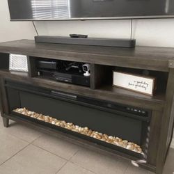 Entertainment Center & End Tables(2)