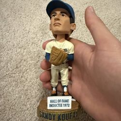 Sandy Koufax Los Angeles Dodgers Bobblehead – Hall of Fame Inductee 1972 – With Box