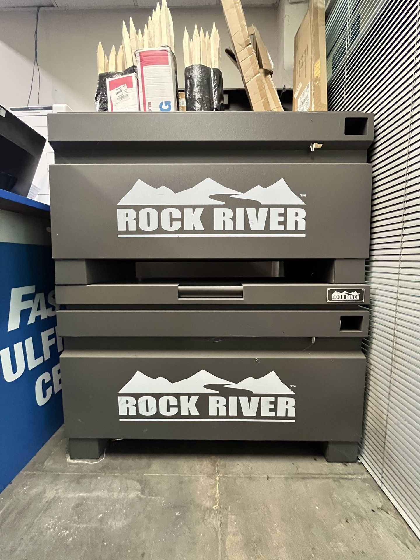 Gray Rock River Jobsite Storage Box