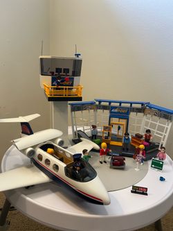Playmobil Airport with Airport, Airplane & Control Tower