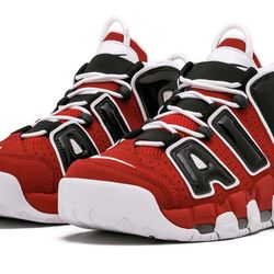 Nike Air Uptempo 96 Chicago Bulls Red Black Pippens