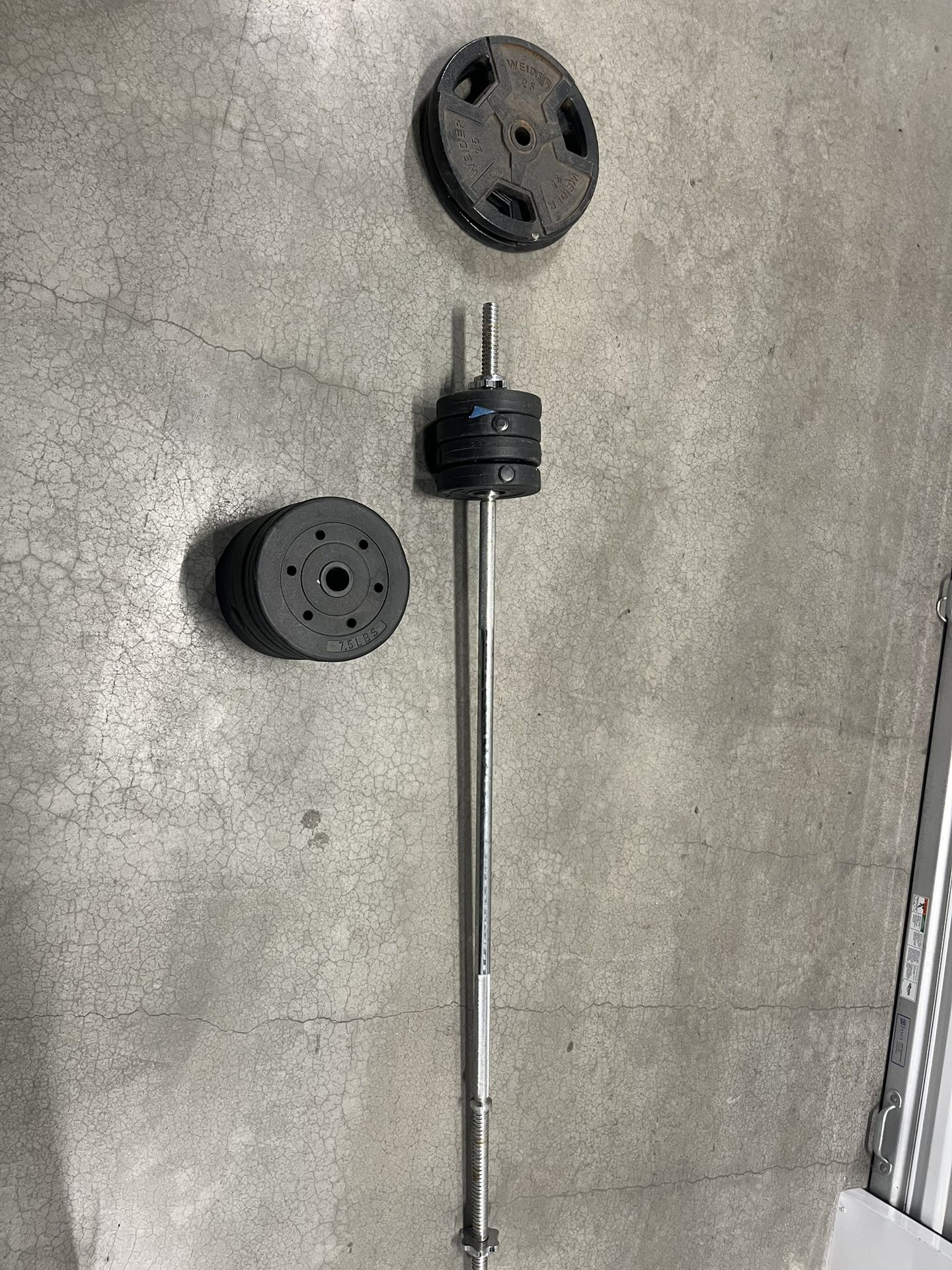 Weights with Bar