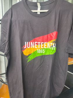 New, Juneteenth T-shirt, black, 2XL