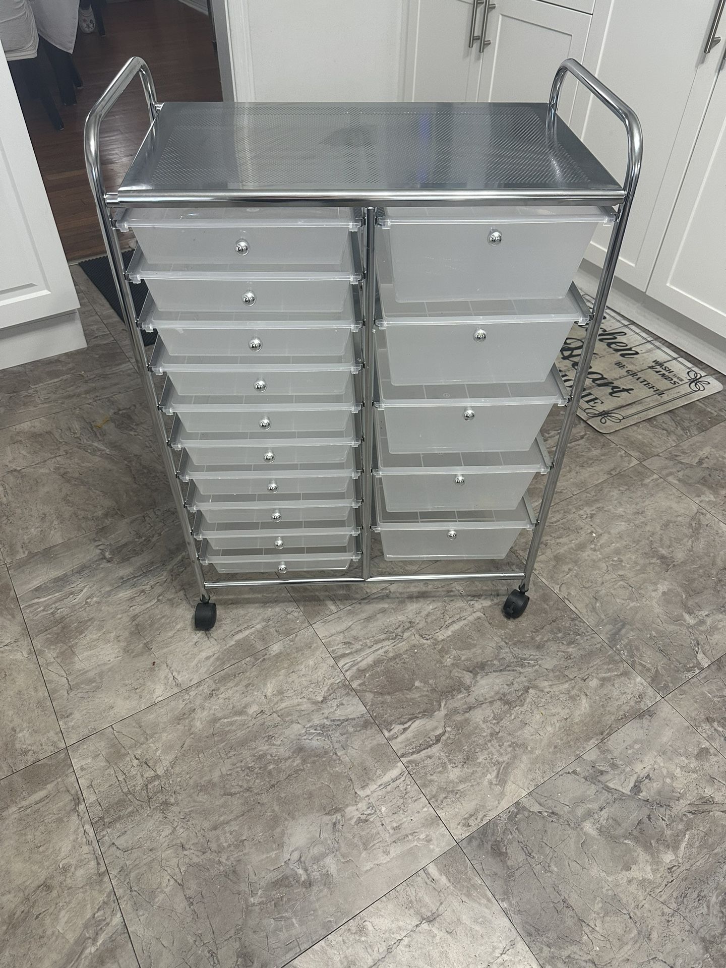 Plastic Storage Cart