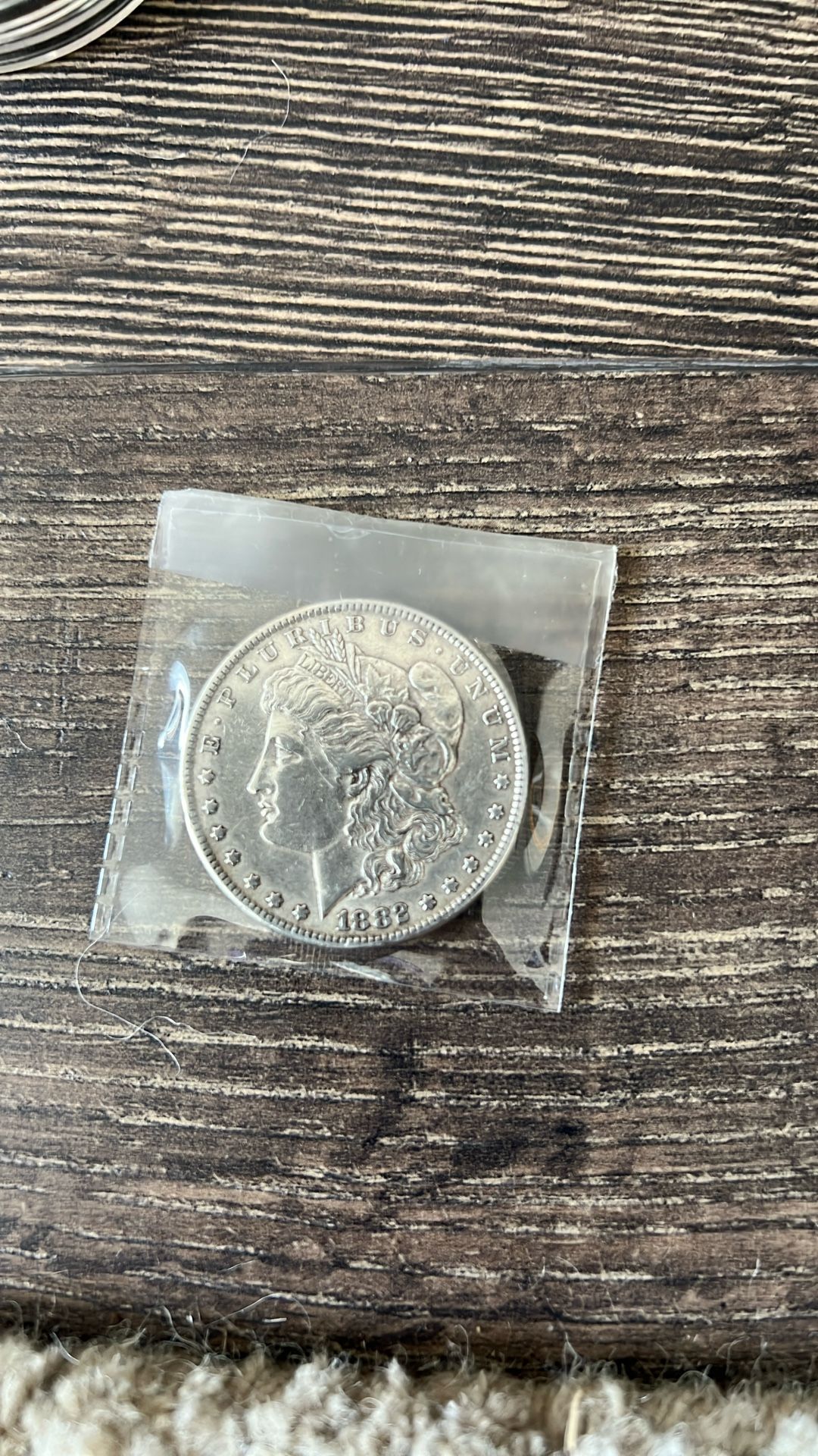 Circulated 1882 Morgan Silver Dollar