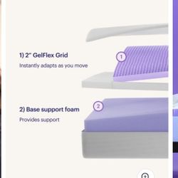 Purple Twin XL Mattress 