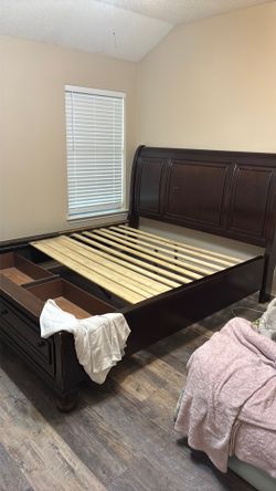 California king bed frame 200$ obo today only
