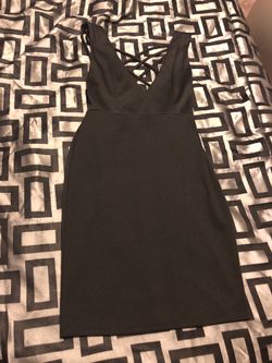 Mini black dress