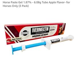 Gonesk Ivermectin Horse Paste 1.87% Apple Flavor 3-Pack