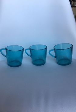 IKEA blue mugs