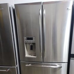 Refrigerator GE French Door Stainless Steel