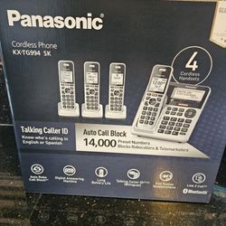  Panasonic cordless phone system BRAND NEW 