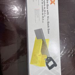 HDX 12” Mitre  Box With 14” Back Saw